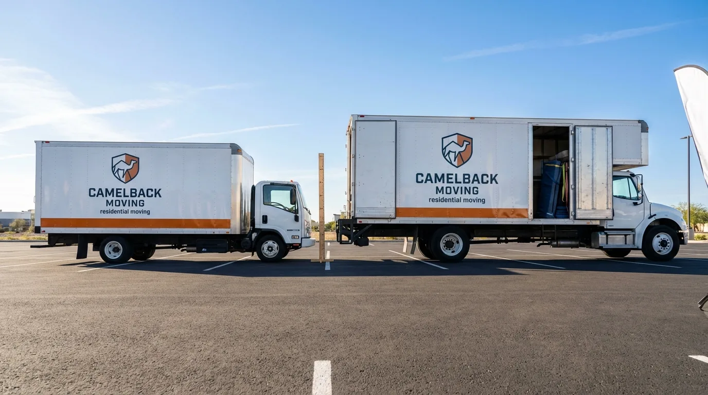 Moving truck size capacity guide in Sterling Heights